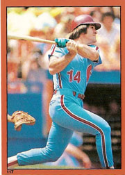 1982 Topps Baseball Stickers     117     Pete Rose HL